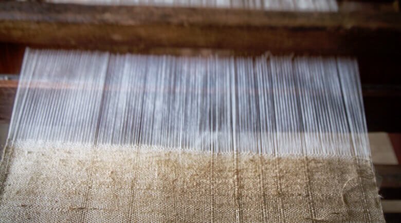 Linen fabric woven